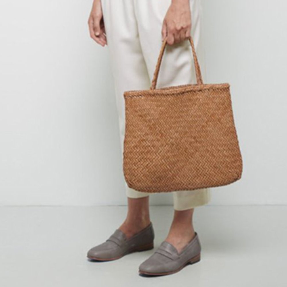 Dragon Diffusion Sophie Woven Leather Tote